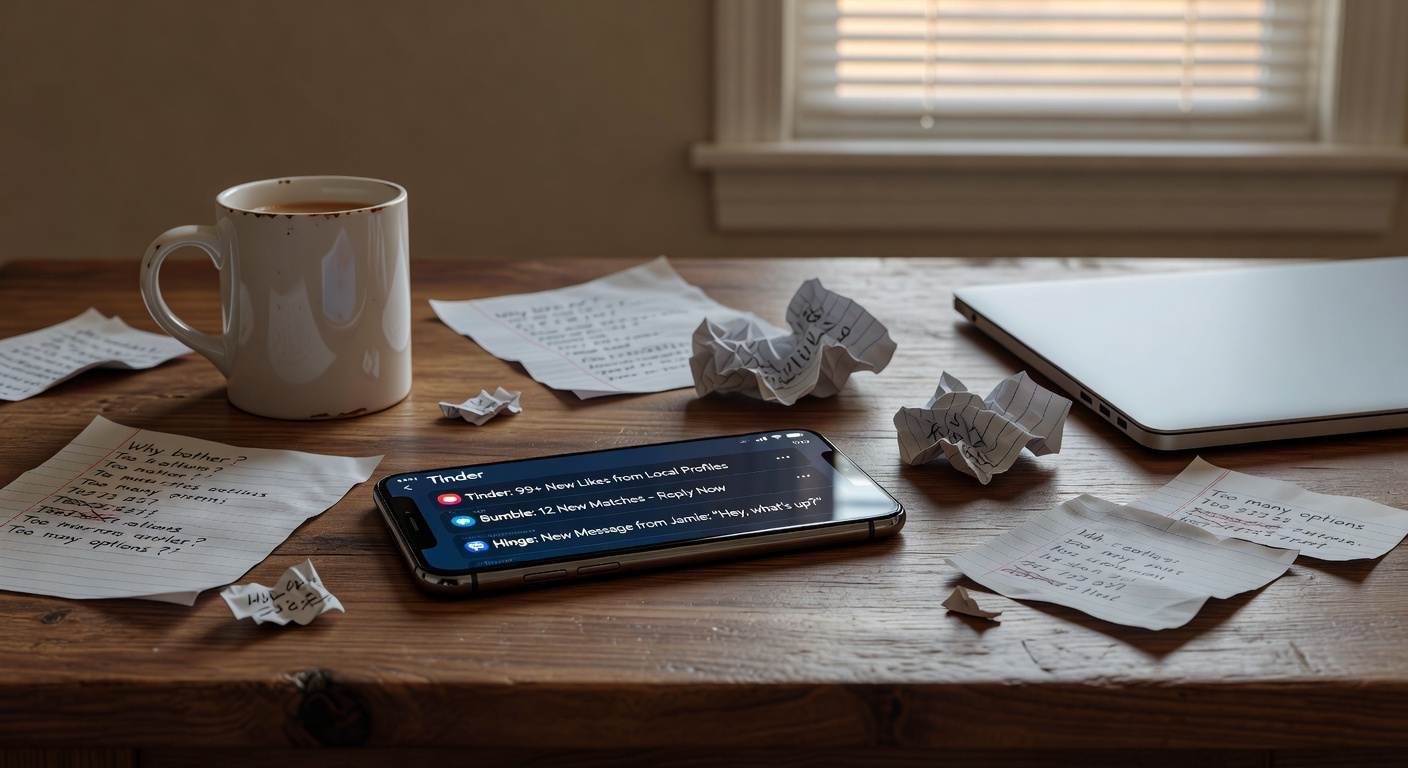 Dating-Fatigue und Burnout durch Apps